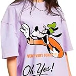 Funny You Pure Cotton Oversized Baggy Fit Drop Shoulder Latest Aesthetic & Cool Graphic Printed Half Sleeve Tshirt for Women |Trendy Tees |Casual Loose Korean T-Shirt-image-97