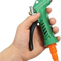 KUMUDAM Garden Hose Spray Nozzle, 3 Adjustable Patterns, Brass Nozzle, high-pressure spray guns | hands-free operation, for pet cleaning, plant watering, and car washing (9 x 3 cm, pack of 1)-image-73