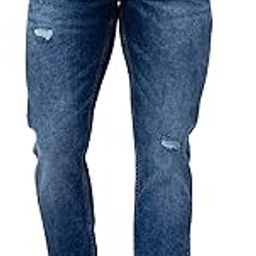 Men Dark Blue Cotton Regular Fit Narrow Length Jeans (Rover)-image-18