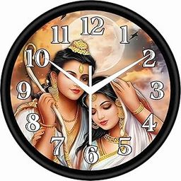 Leafart Present Wall Clock with Unbreakable Plastic for Living Room, Badroom, Shop, Office, Home Decor Design_06-picture-14
