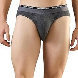 park avenue Men Regular Fit Solid Pattern Cotton Spandex Blend Brief Pack of 2-picture-35