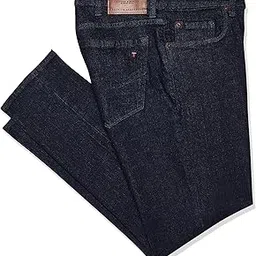 louis philippe Men's Slim Fit Mid Rise Jeans-picture-1