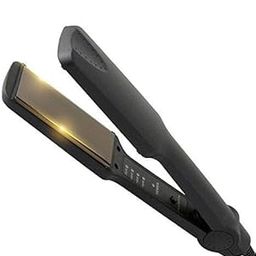 BRONXTON KM-329 Professional Hair Salon Ceramic Plates Fast Heat up Hair Straightener, Straightens & Curls, Suitable for all Hair Types; Worldwide voltage compatible (Black)-image-24
