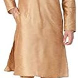 Men's silk solid Kurta Pyjama Set-image-35