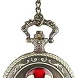 5G Retail Vintage Metal Pocket Watch Keychain, Antique Clock Keyring Vintage for Gifting for Women's Men's - PW-18-image-99