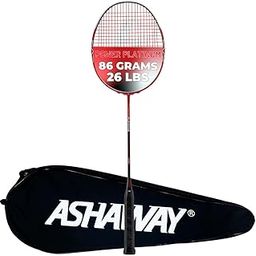 Ashaway Power Platinum Strung Racquet with Full Cover/Light Weight Platinum Strung Racquet-25