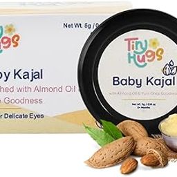 Kajal – Gentle for Babies, Enriched with Pure Ghee & Almond Oil | Zero Lead Content, Safe for Delicate Eyes | Smudge-Proof & Long-Lasting | 5gm-24