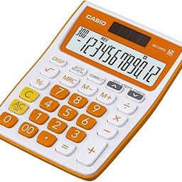 Casio MJ-12VCb-RG 300 Steps Check & Correct Colourful Desktop Calculator (Orange)-image-43