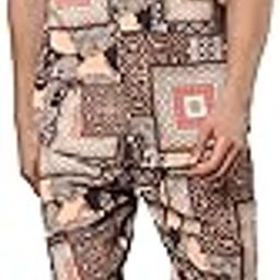 Mens Printed Regular Brown Color Night Suit Set-MNS0204-image-94