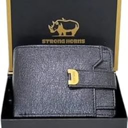 Men's Black Artificial Leather Wallet, Casual, Formal, Travel-image-10