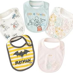 DAADUN Waterproof Spill Resistant Bibs, Baby Apron With Bib, Baby Bibs For 6 to 12 Months, Fastdry Bibs, Soft Cotton Bib-11