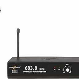 THE L.T TUNES Studiomaster Professional XR 20H UHF Wireless Microphone System – Single Channel with Handheld Mic, Ideal for Small Events, Speeches & Public Speaking-image-2