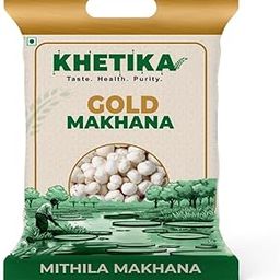 Khetika Naturale Gold Makhana 200gm | Crunchy Makhana | Raw Foxnut | Gluten Free | Fit for Fasting | Healthy Snacking | Preservative Free-image-99