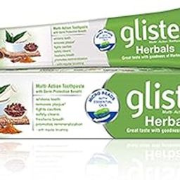 Glister Multi-Action Herbal Toothpaste (190 g) -Pack of 3-8
