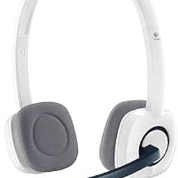 Logitech H150 Wired On Ear Headphones With Mic (White)-11