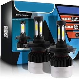 SORAX (2 Year Warranty Genuine H11 Hi/Low Beam 9000LM 6500K 72 W LED Automotive Headlight Bulbs Auto Conversion Driving Lamp (Cool White) (H11 (Pack of 2))-image-13
