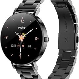 Pebble EVE Women's Smartwatch, AMOLED Display, Bluetooth Calling (Black)-8