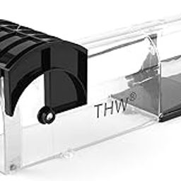 THW Rat Trap Cage for House Garden Patio, 32 cm Humane Mouse Trap Cage, Reusable Enlarged Smart Rat Catcher and Rodent Trap for Mice, Pets, Rodents-image-84