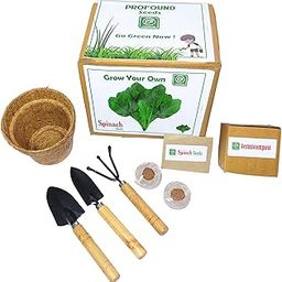 Profound Seed Starter Grow Kit of Palak || DIY Easy Grow it Yourself Gardening Kit for Home and Garden || A Complete Beginner Gardeners Gardening Set-image-90