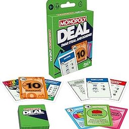 Monopoly Deal Card Game | Quick-Playing Card Game | Fun Games for Families and Kids | Ages 8 and Up | 2 to 5 Players | 15 Mins. | Travel Games-23