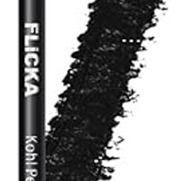FLiCKA Kohl As Coal Eye Pencil Kajal| Black Eye Kajal Pencil| Long Lasting, Matte Look, Waterproof, Smudge Proof, 24Hrs stay, Black, 1.2g-image-62