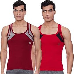 Men's Solid Regular Fit Gym Vest-picture-21