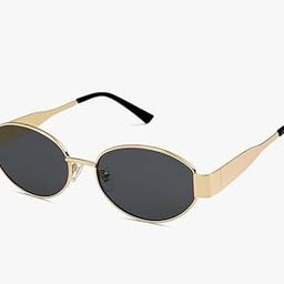 Fashionable Retro Oval Sunglasses for Women & Men | Trendy, Stylish & Classic 90s-Inspired Design | UV400 Protection & Durable Metal Frame-image-9