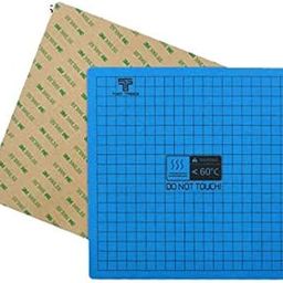 3DINNOVATIONS Heat Bed Platform Sticker, Flexible Magnetic Two Layer Hot Bed Sticker Build Surface Tape 235x235mm for 3D Printer-13