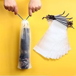 Aspeona 5Pcs, Reusable Travel Umbrella Bags, Wet Umbrella Cases Clear Umbrella Cover Wet Umbrella Bags Folding Umbrella Storage Bag Waterproof Travel Umbrellas Sleeves with Drawstring.-image-62