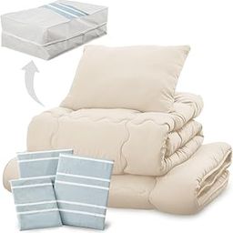 アイリスプラザ(IRIS PLAZA) Comforter Set, Cotton, Border Pattern: Gray, シングル-42