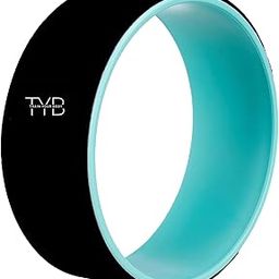 TYB- TRAIN YOUR BODY Yoga Wheel | Ideal for Stretching, Backbends, Exercise, Deep Tissue Massage & Back Pain Relief | Dharma Yoga Prop Wheel with Ultimate Comfort (Black)-picture-30