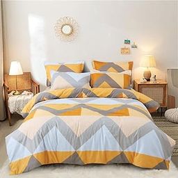 Jyotaksh 320 TC Soft Glace Cotton King Size Duvet Cover II Razai Cover II Quilt Cover II Dohar for Double Bed with Zipper (90x100 Inch) RI- 07-image-82