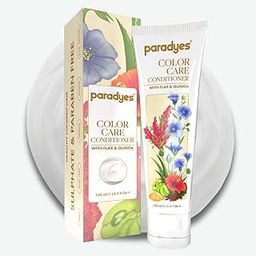 paradyes Color Care Conditioner, Enriched with Flax Protein & Quinoa, Ideal For Colored Hair, Infused with Aloe Vera, Hibiscus, and Amla For Hydration and Nourishment, 120ml,100 Gram-54