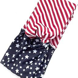 Patriotic USA Flag Design Headwrap / AZFJPB070-RBW-PAT, Free Size-image-9