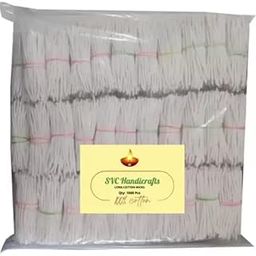 Long Diya Batti Cotton Wicks for Diya Pooja Pack of 1000 Cotton Wicks-image-74