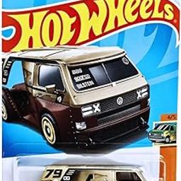 Hot Wheels 1:64 Scale VW T3 Custom HW Vans for Ages 3 and Up by Small CLAP (Brown)-29