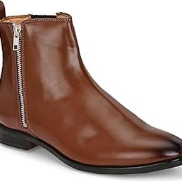 Men's Outdoor Every Day Zipper Chelsea Boots|Soft Cushioned Insole, Slip-Resistance, Dynamic Feet Support, Arch Support & Shock Absorption-image-18
