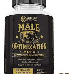 Mofo, Supplements for Men, Support for Energy Levels and Overall Men's Health and Wellness, Non-GMO Grass Fed Beef Organ Supplement with Liver, No Fillers, 180 Capsules-image-84