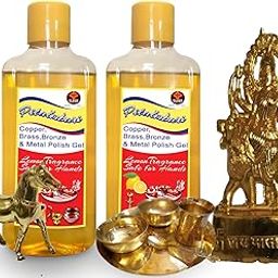 Pitalmbari liquid Brass And Copper Metal Cleaner 200 ML x 2 Natural Organic Brass & Copper Vessel Household Cleaning and Shiner/Eco Friendly, Non Toxic Biodegradable.-image-38