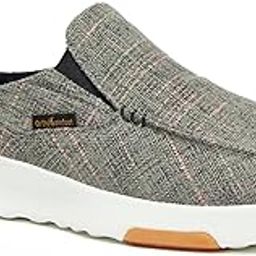 Women's Arch Support Shoes,Plantar Fasciitis, Foot and Heel Pain Relief, Orthopedic Boat Shoes for Diabetic Bunions, W3-grey&fuchsia, 8.5-image-46