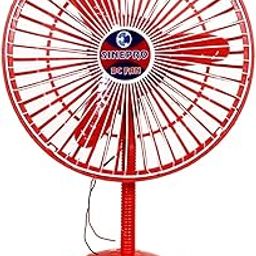 SP Electron 12 Volt DC Oscillating automotive fan With Plastic Stnad, Miulticolour (Pack of 1)-image-42