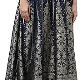 aurelia Women Polyester Printed Strechable Maxi Skirt | Ankle Length Skirt-picture-42