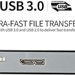 CALANDIS® 2.5Inch Ultra Thin Usb3.0 Portable External Hard Drive Storage-Black 2T-6
