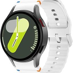 VEMIGON Sport Band Compatible With Samsung Galaxy Watch 7 Band 40mm 44mm (2024), No Gap Soft Silicone Waterproof Strap with Decorative Woven Line for Galaxy Watch 6 5 4 40mm 44mm (Watch Not Included)-image-89
