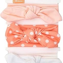 POLKA TOTS Cotton Multi Designs Print Princess Headband Set - Multicolor - Set Of 3-17