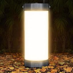 Glocusent Camping Lantern Rechargeable, Up to 80Hrs, 5000mAh 106 LED Lantern with 5 Brightness 3 Modes & SOS, IP68 Waterproof, Max 1200LM, Camping Light for Power Outages Hiking Emergency Hurricane-picture-22
