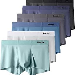 Mens Underwear Boxer Briefs for Men Pack of 3, Ice Silk Underwear Breathable Moisture Wicking trunk, S-XL-image-41