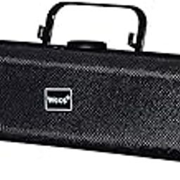 Woos Sonicbar Soundblitz Bluetooth V5.0 Textured Body 10W RMS USB in, TF Input, Mobile Holder, Volume Knob - Elevate Your Audio Experience (Black)-picture-21