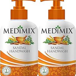 Medimix Sandal Liquid Handwash 500g Bottle (1 + 1 Combo Pack) | Ideal for Germ Protection, Soft & Moisturized Hands | Harsh Chemical-Free | Enriched with 18 Exotic Herbs-37