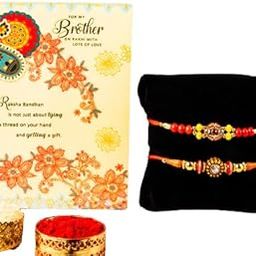 ARCHIES Rakhi Collection For Rakshabandhan | Rakhi For Brother | Rakhi for Bhaiya and Bhabhi | Rakhi Combo Gift Hamper (BOLDLY-MODERN STYLE RAKHI)-image-39